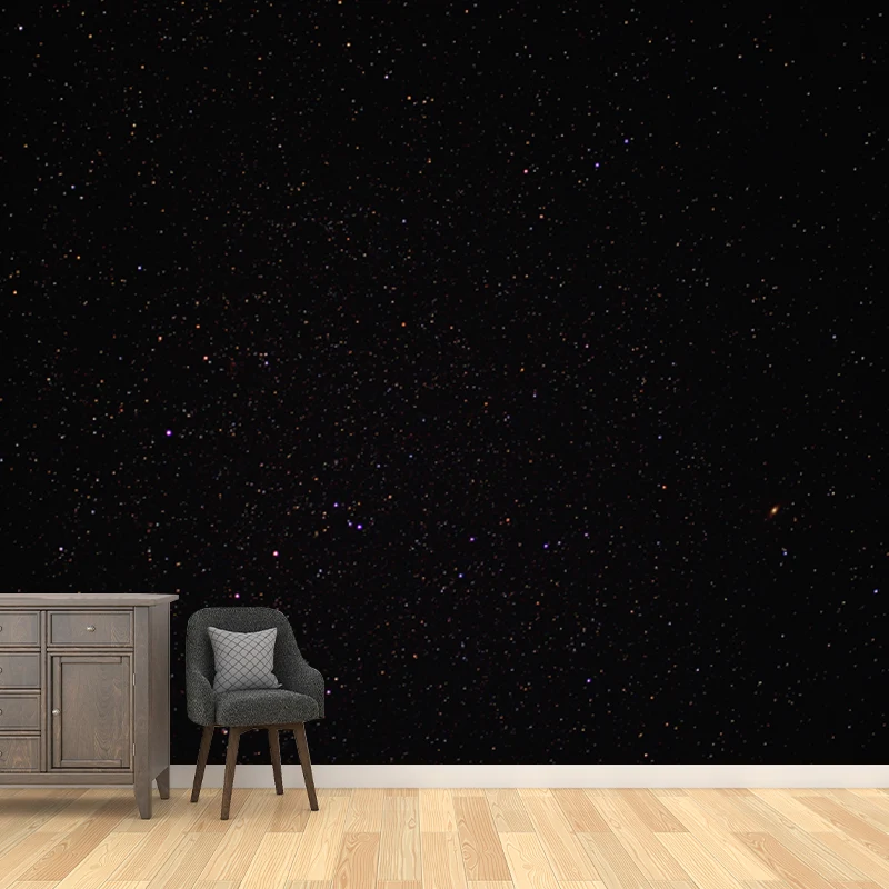 Zeitgenössisches Fotodruck-Wandbild „Schwarze Nacht und Sternenhimmel“, optionale Größe Clearhalo