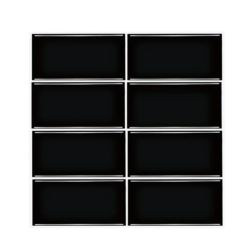 Ziegelfliesen-Tapeten zum Aufkleben, schlichte PVC-Wanddekoration für Zuhause, leicht zu entfernen Clearhalo