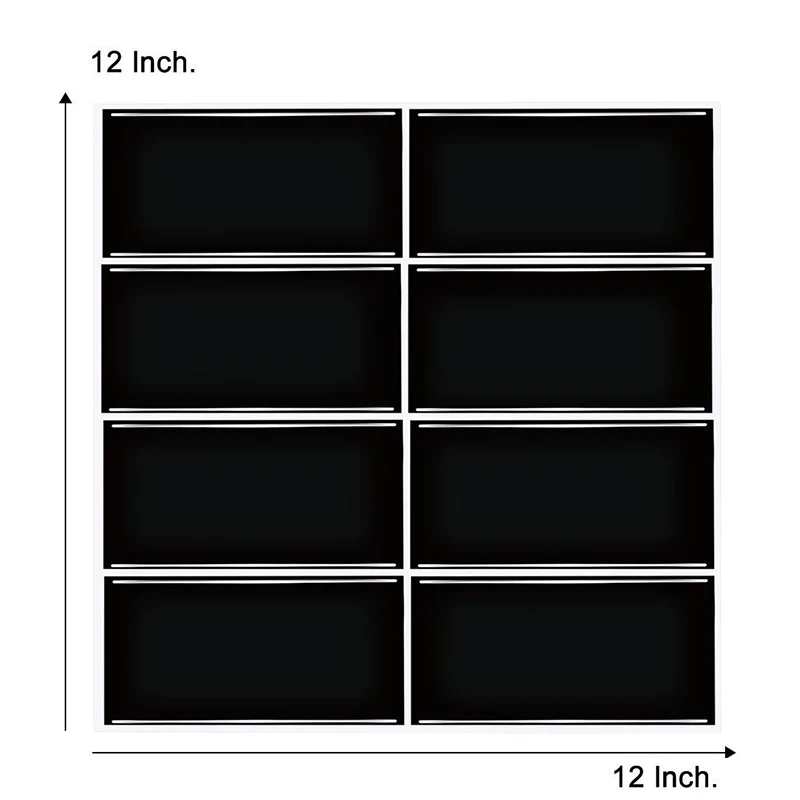 Ziegelfliesen-Tapeten zum Aufkleben, schlichte PVC-Wanddekoration für Zuhause, leicht zu entfernen Clearhalo