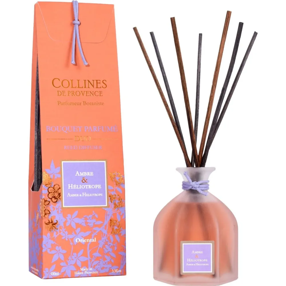 Collines de Provence Duos Parfumés Amber & Heliotrop Raumduft