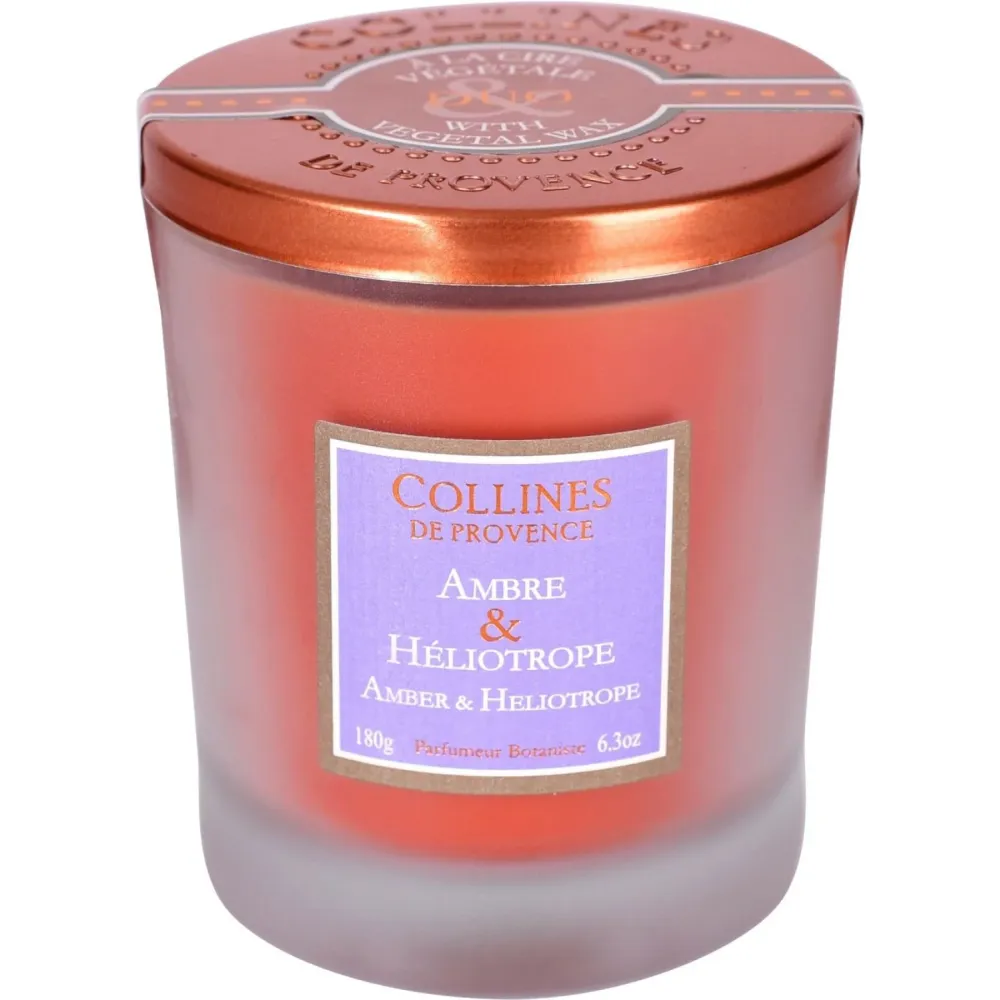 Collines de Provence Duos Parfumés Amber & Heliotrop Duftkerze