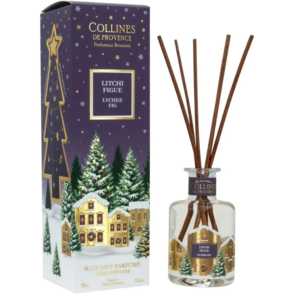 Collines de Provence Noël Litschi-Feige Raumduft-Diffusor
