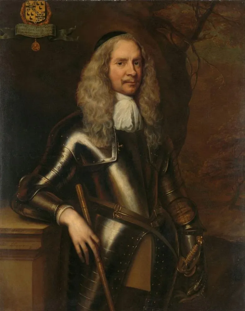 Cornelis van Aerssen 1600-62 Seigneur de Sommelsdijk Oberst der Kavallerie - Adriaen Hanneman | Kunstdruck