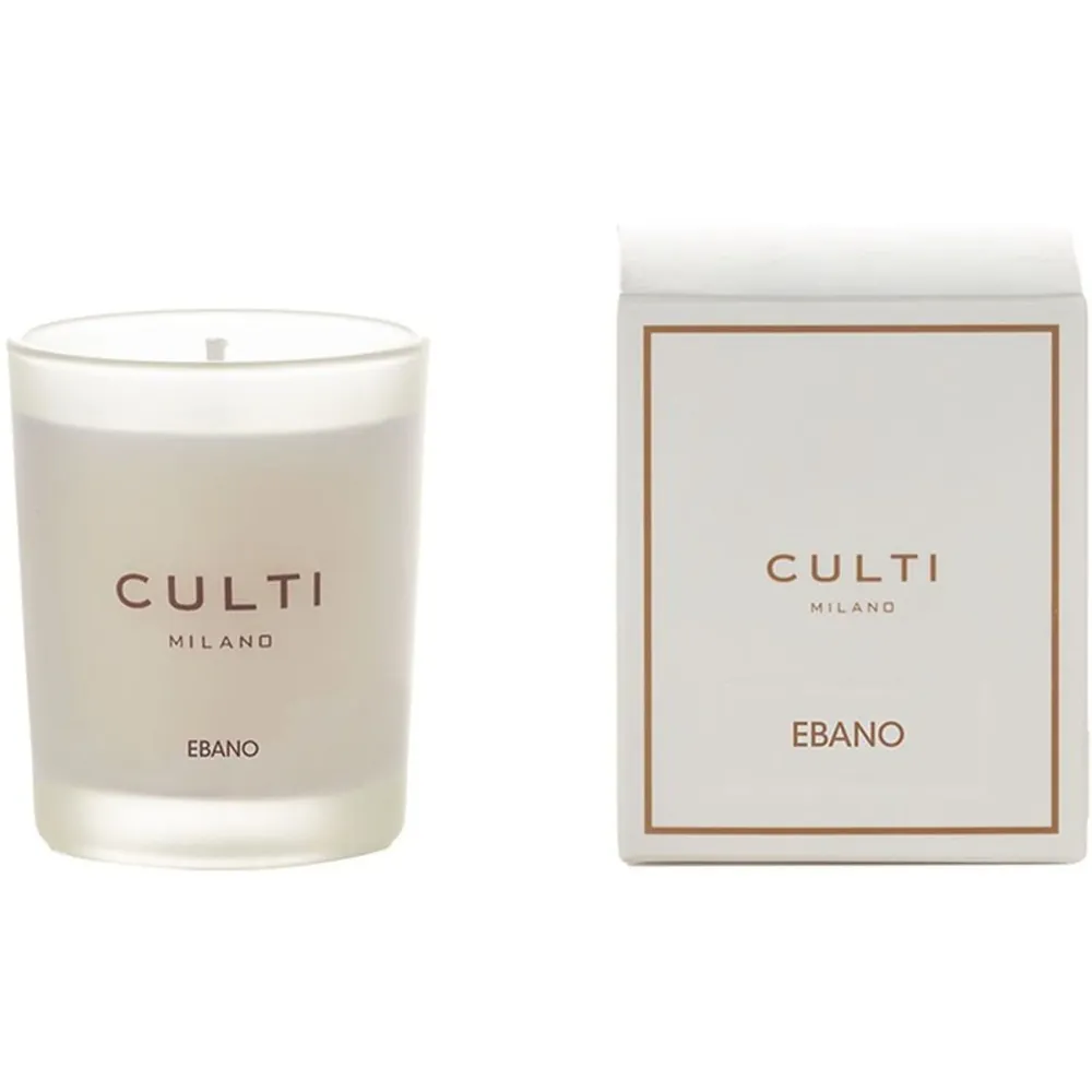 CULTI Ebano White Vase Candle Duftkerze