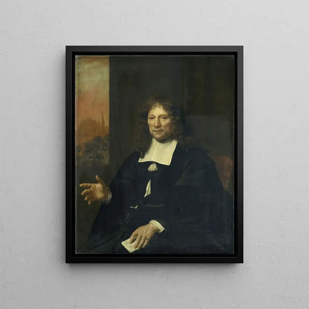 Daniel Niellius Gemälde, ehemaliger der remonstranten Kirche und Verantwortlicher für die Probenahme Alkmaar - Adriaen Bac...