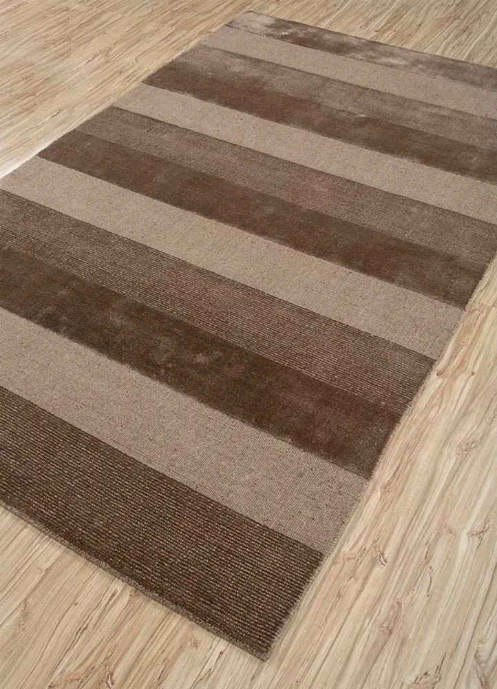 Designer Teppich - 180 x 120 cm - braun