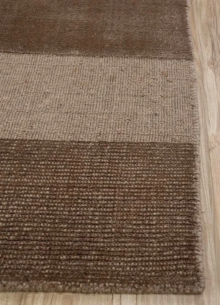 Designer Teppich - 180 x 120 cm - braun