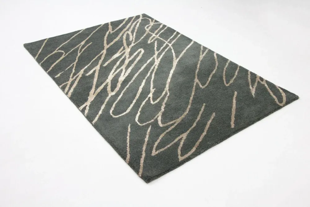 Designer Teppich 180 x 121 cm Teppichbrücke