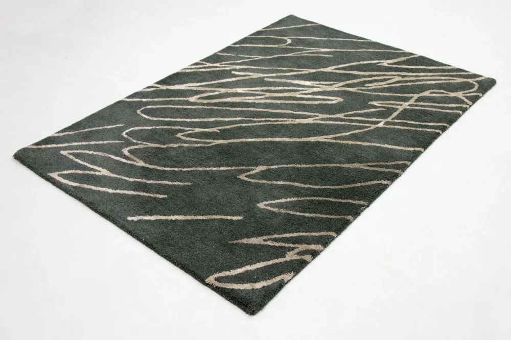 Designer Teppich 180 x 121 cm Teppichbrücke