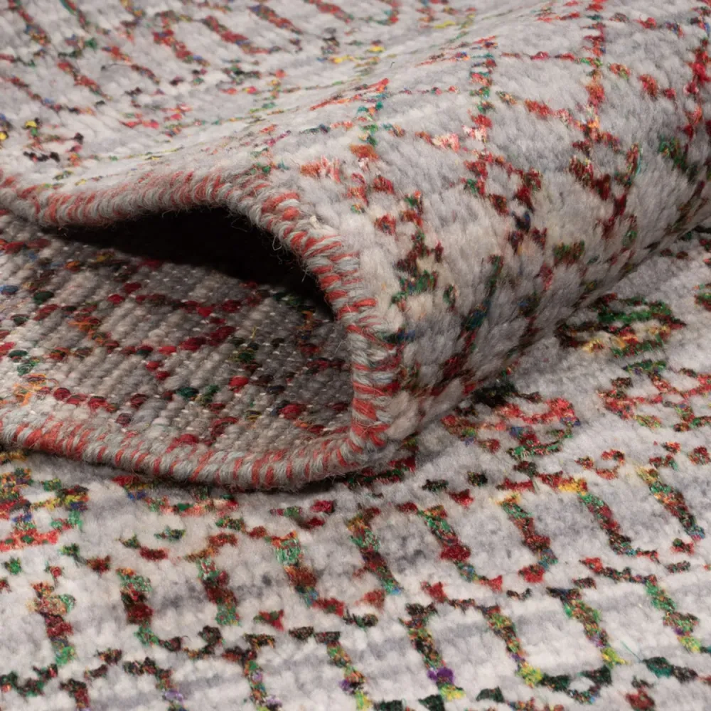 Designer Teppich - 195 x 150 cm - dunkelblau
