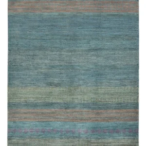 Designer Teppich - 195 x 154 cm - dunkelgrün