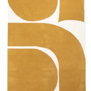 Designer Teppich - 200 x 140 cm - gold