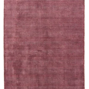 Designer Teppich 201 x 142 cm - rot