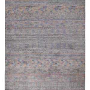 Designer Teppich - 205 x 152 cm - dunkelblau