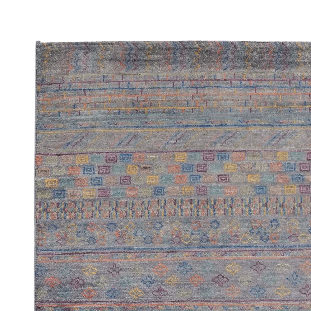 Designer Teppich - 205 x 152 cm - dunkelblau