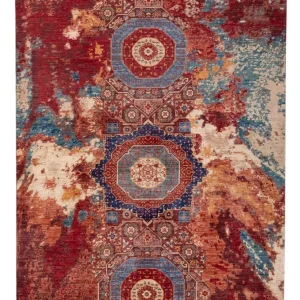 Designer Teppich - 233 x 169 cm - mehrfarbig