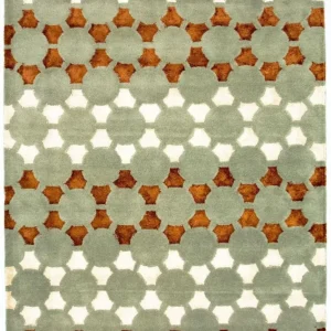 Designer Teppich 239 x 157 cm Wohnzimmer Teppich
