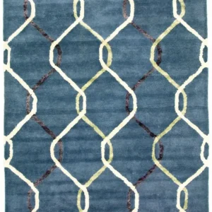 Designer Teppich 240 x 153 cm Wohnzimmer Teppich