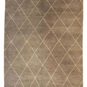 Designer Teppich 240 x 160 cm - dunkelbraun