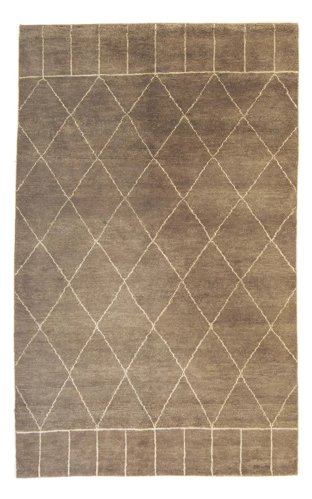 Designer Teppich 240 x 160 cm - dunkelbraun