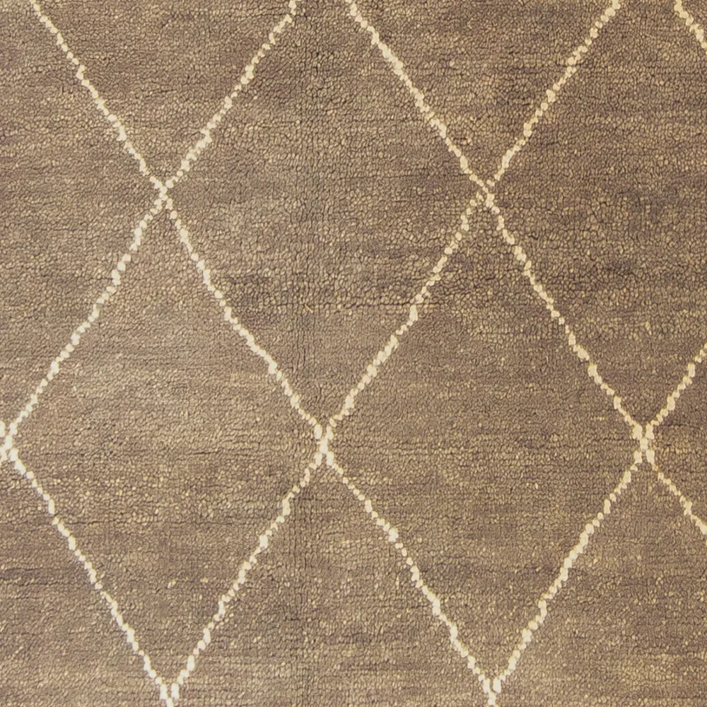 Designer Teppich 240 x 160 cm - dunkelbraun