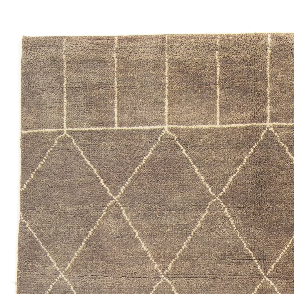 Designer Teppich 240 x 160 cm - dunkelbraun