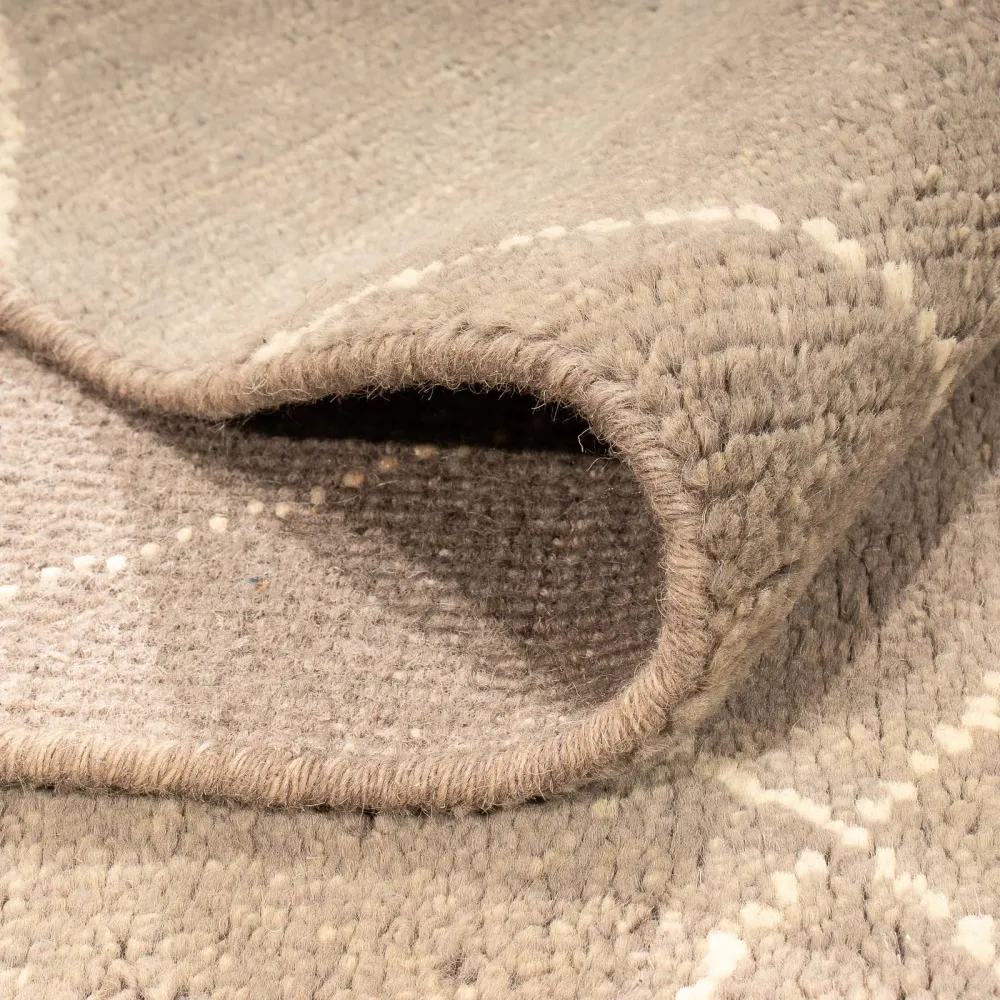 Designer Teppich 240 x 160 cm - dunkelbraun