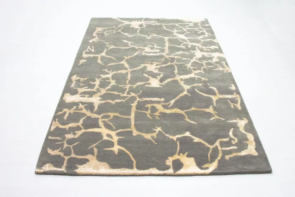Designer Teppich 241 x 154 cm Wohnzimmer Teppich