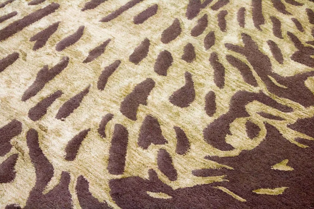 Designer Teppich 242 x 153 cm Teppich Wohnzimmer