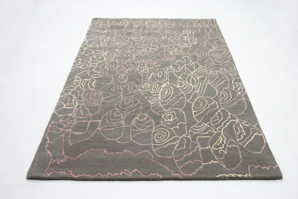 Designer Teppich 244 x 152 cm Teppich Wohnzimmer