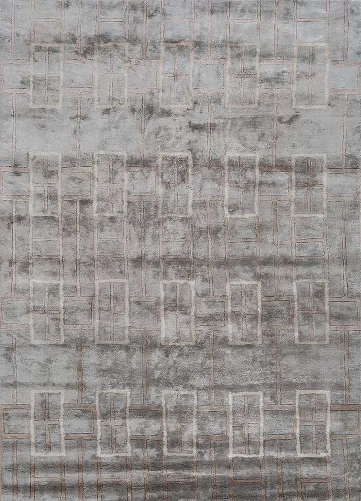 Designer Teppich - 270 x 180 cm - grau