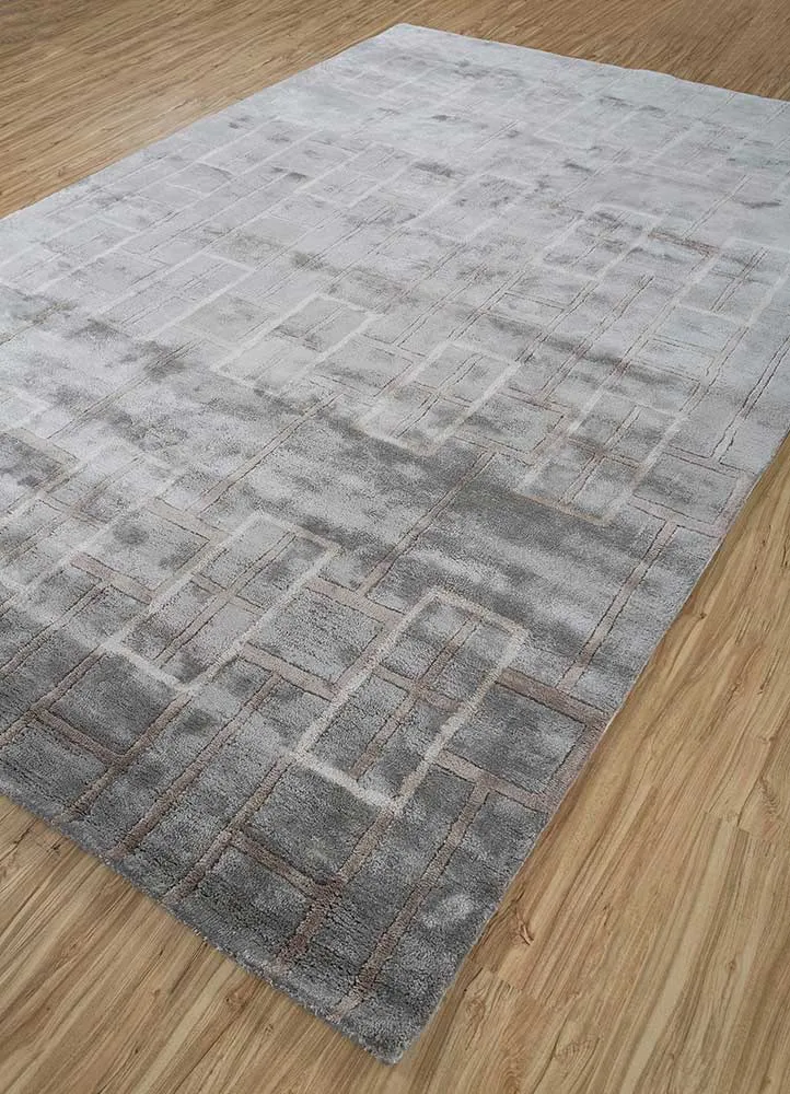 Designer Teppich - 270 x 180 cm - grau