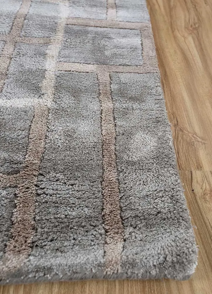 Designer Teppich - 270 x 180 cm - grau