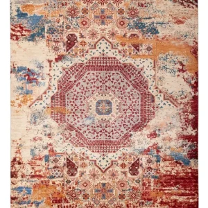 Designer Teppich - 276 x 206 cm - mehrfarbig