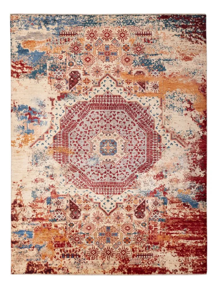 Designer Teppich - 276 x 206 cm - mehrfarbig