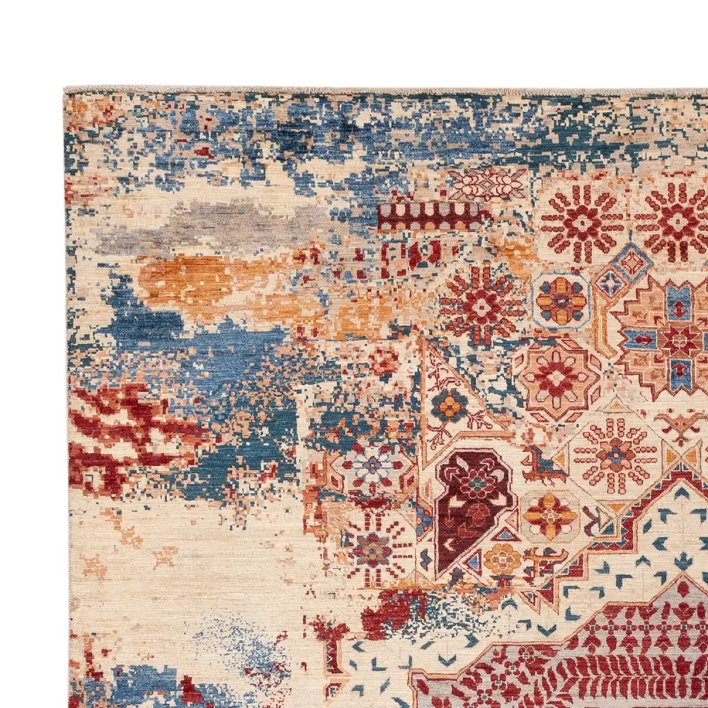 Designer Teppich - 276 x 206 cm - mehrfarbig