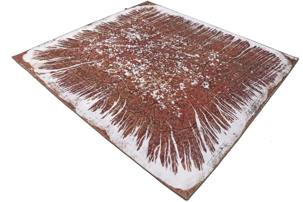 Designer Teppich - 288 x 270 cm - rost
