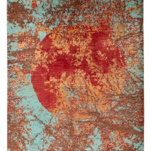 Designer Teppich - 301 x 210 cm - mehrfarbig
