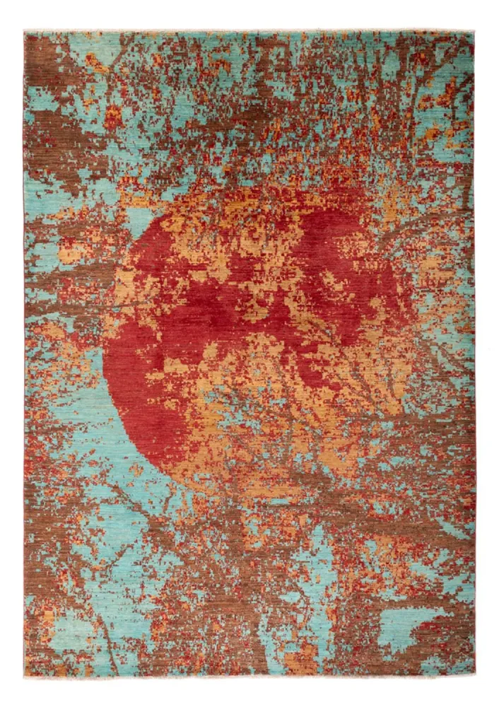 Designer Teppich - 301 x 210 cm - mehrfarbig