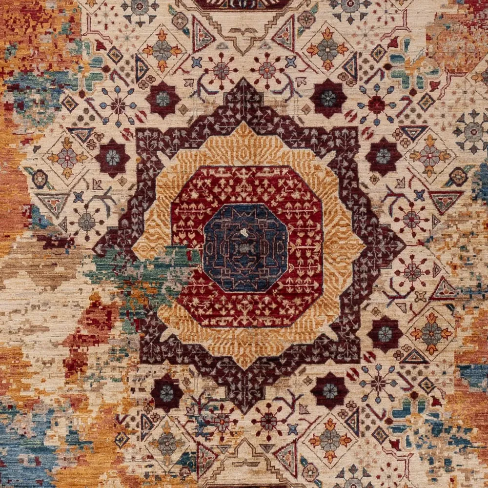 Designer Teppich - 302 x 239 cm - mehrfarbig