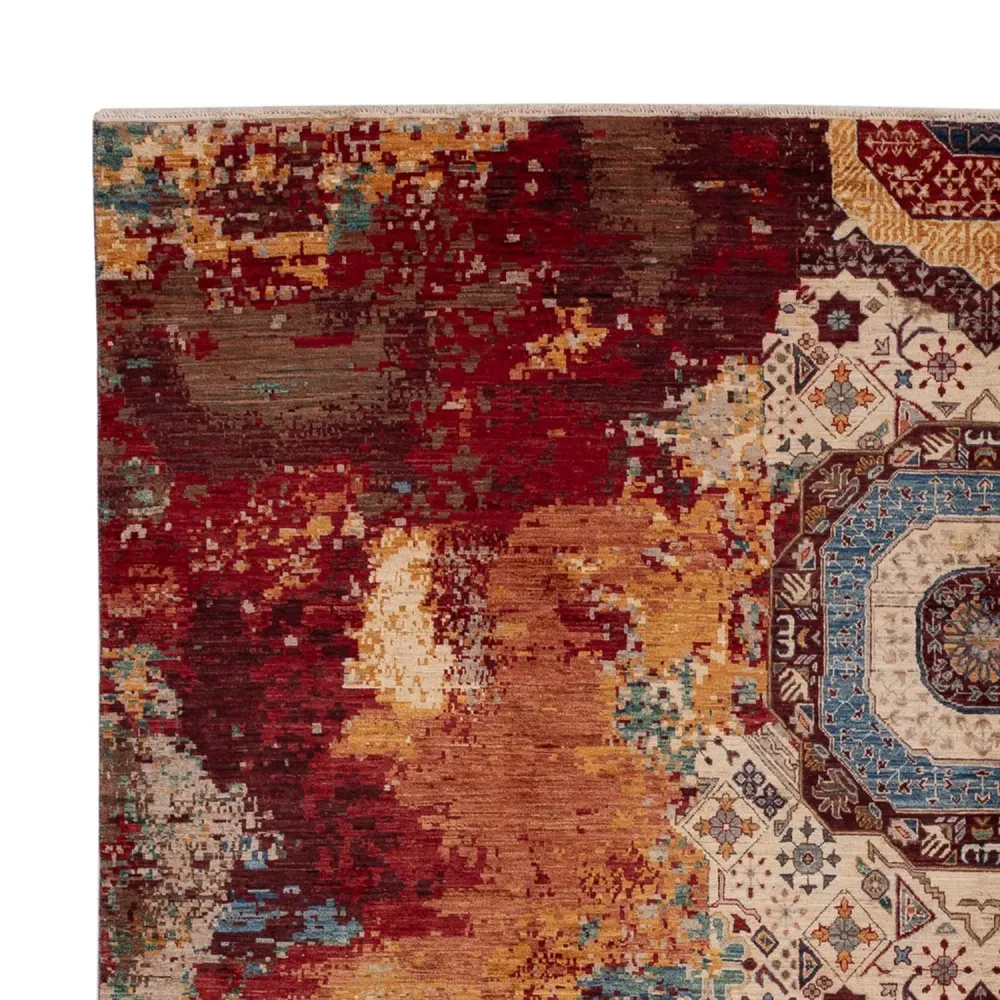 Designer Teppich - 302 x 239 cm - mehrfarbig