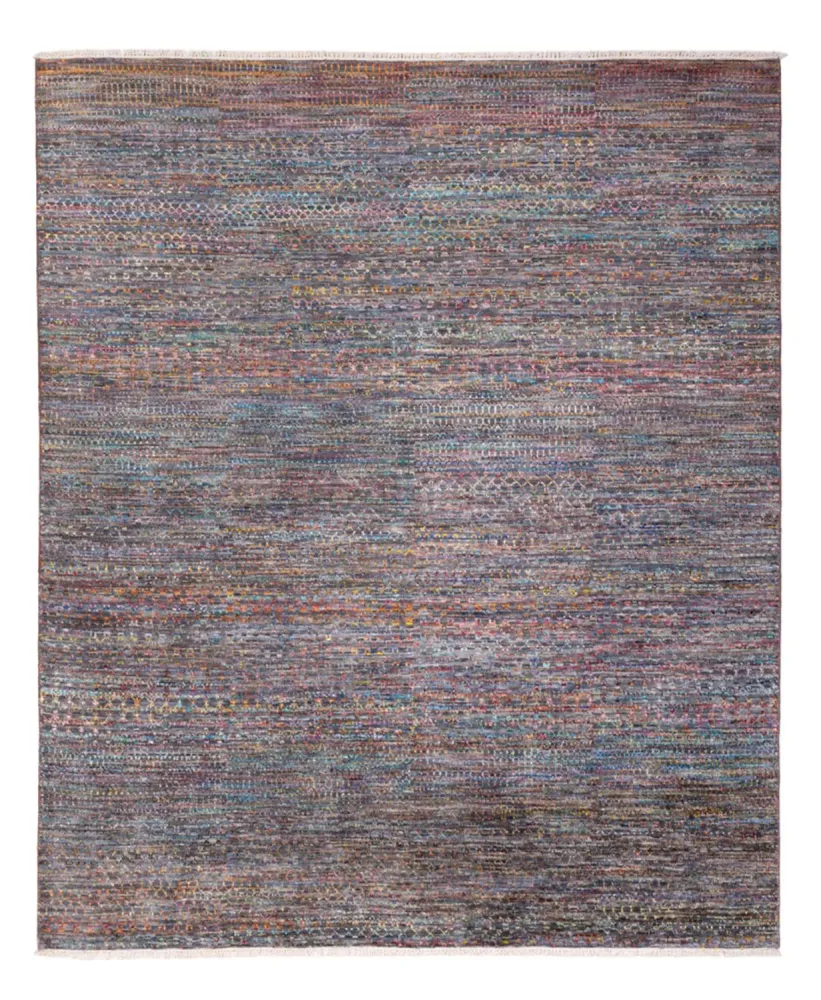 Designer Teppich - 304 x 249 cm - dunkelblau