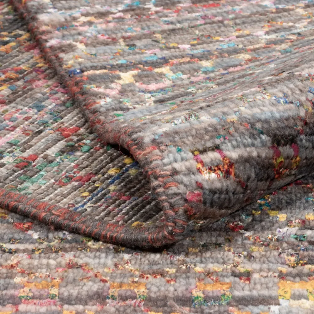 Designer Teppich - 304 x 249 cm - dunkelblau
