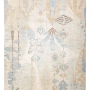 Designer Teppich - 305 x 246 cm - beige
