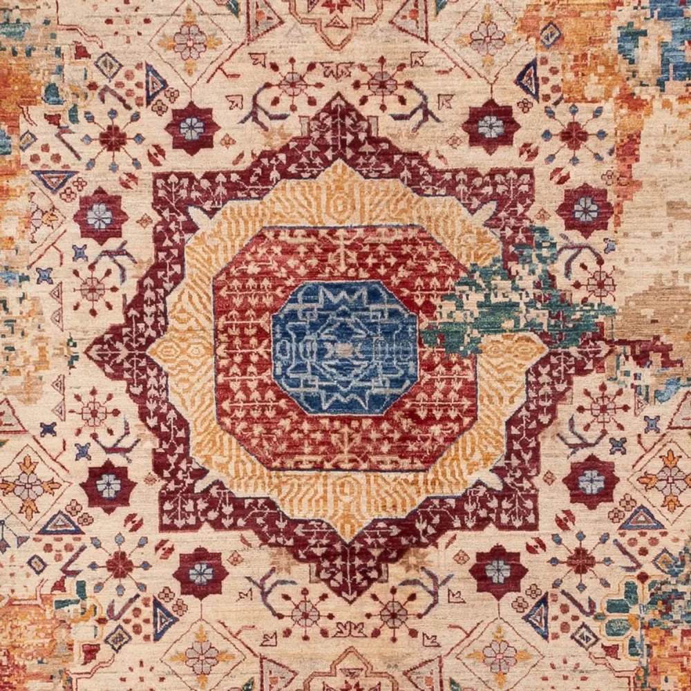 Designer Teppich - 335 x 246 cm - mehrfarbig