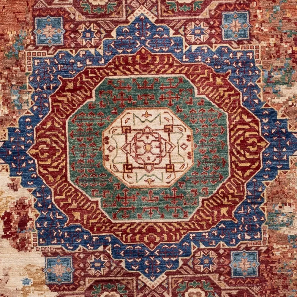 Designer Teppich - 340 x 248 cm - mehrfarbig