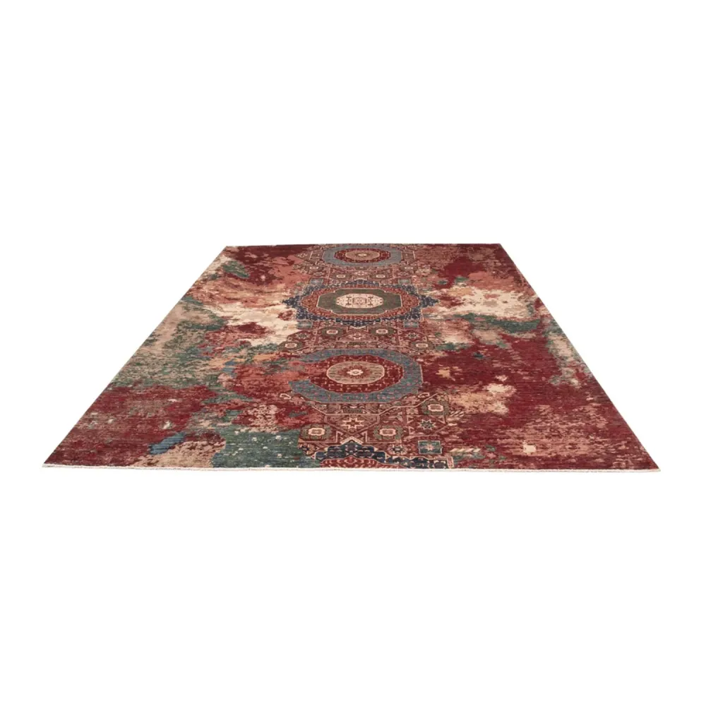 Designer Teppich - 340 x 248 cm - mehrfarbig