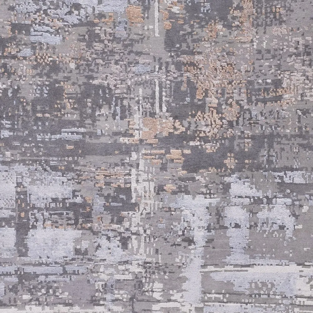 Designer Teppich - 359 x 255 cm - hellgrau