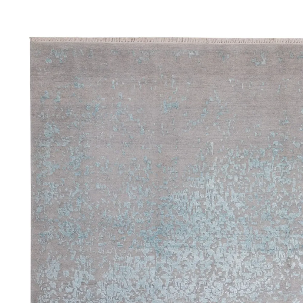 Designer Teppich - 367 x 275 cm - hellblau
