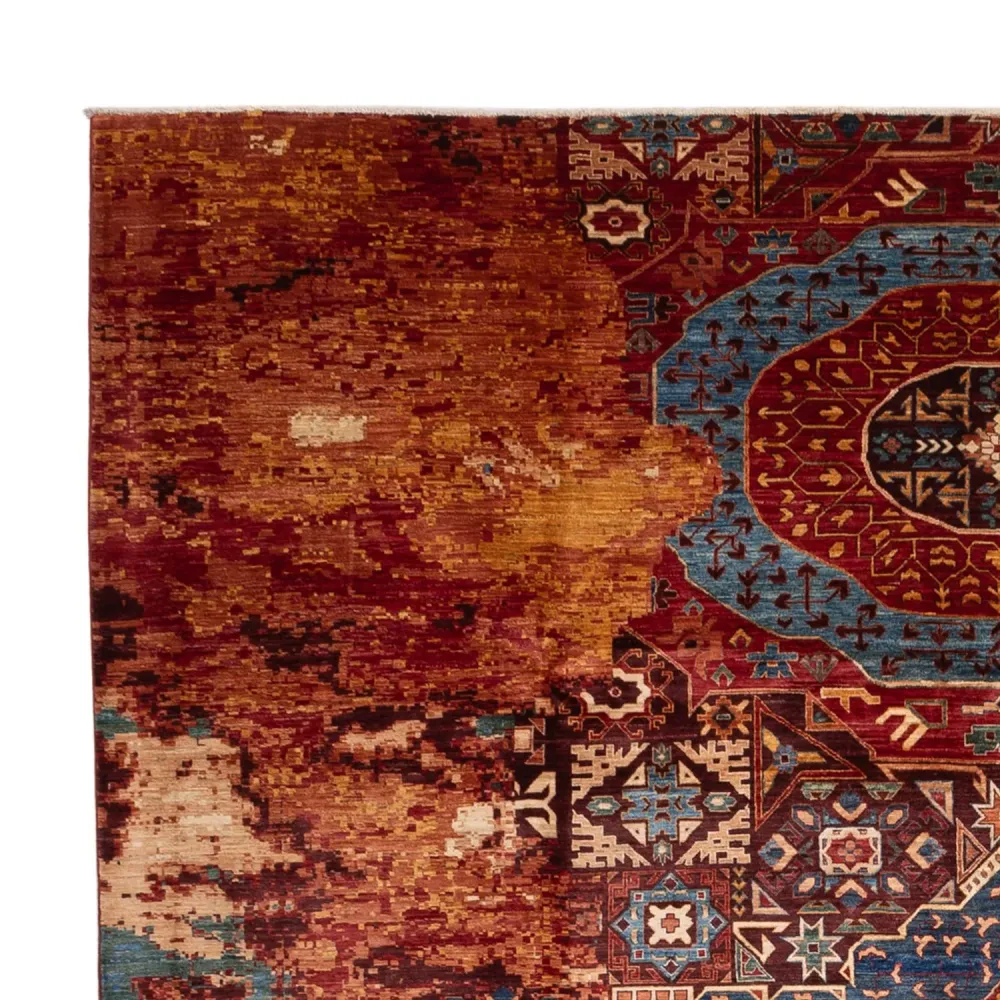 Designer Teppich - 396 x 303 cm - mehrfarbig
